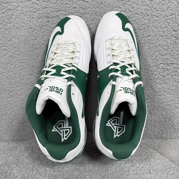 Nike Air MVP Baseball Mens Size 16 Baseball Cleats Shoes Green White main image 4